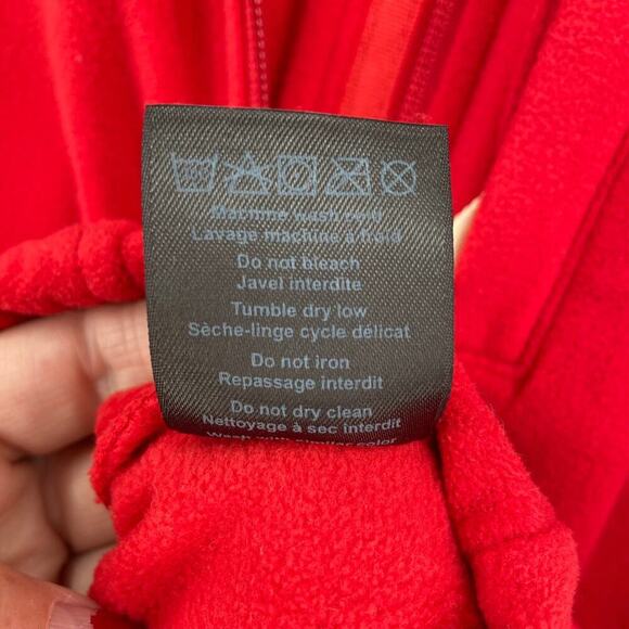 Merrell Fleece Jacket Women's Size L Cardinal Red Full Zip with Pockets NEW - Picture 12 of 12